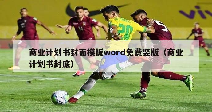 商业计划书封面模板word免费竖版（商业计划书封底）