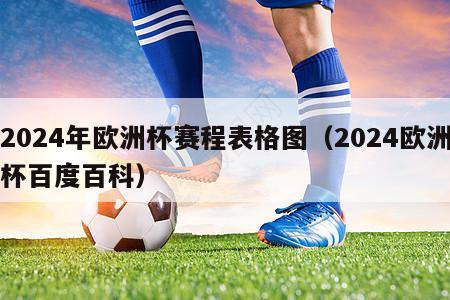 2024年欧洲杯赛程表格图（2024欧洲杯百度百科）