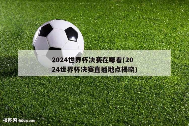 2024世界杯决赛在哪看(2024世界杯决赛直播地点揭晓)