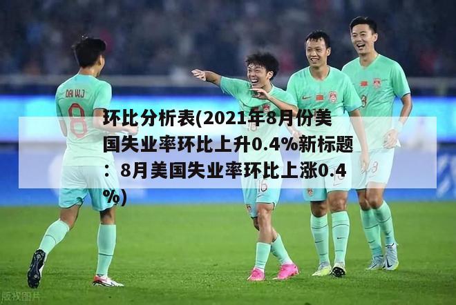 环比分析表(2021年8月份美国失业率环比上升0.4%新标题：8月美国失业率环比上涨0.4%)